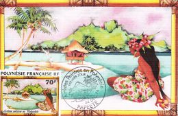 POLYNESIE FRANCAISE - CARTE (CM) De 1996 N° 520 - Maximumkaarten