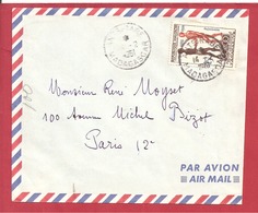 Y&T N°354 ANTSIRABE Vers FRANCE   1961 - Lettres & Documents