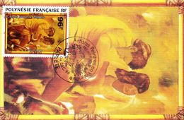 POLYNESIE FRANCAISE - CARTE (CM) De 1996 N° 523 - Maximumkaarten