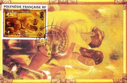 POLYNESIE FRANCAISE - CARTE (CM) De 1996 N° 523 - Cartes-maximum