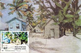 POLYNESIE FRANCAISE - CARTE (CM) De 1984 N° 224 - Maximumkarten