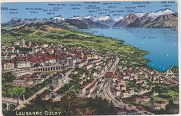 SUISSE,HELVETIA,SWISS,SCHWEIZ,SVIZZERA,SWITZERLAND ,VAUD,LAUSANNE,LOSANNA,OU CHY,VUE AERIENNE  SUPERBE - Lausanne