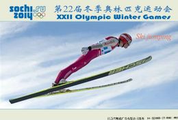 (M99-013) Ski Jumping  2014 Sochi Olympic Winter Games , Prestamped Card, Postal Stationery - Winter 2014: Sotschi