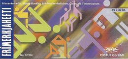 ICELAND, Booklet 19, 1994, Swimming, Mi 798 - Markenheftchen