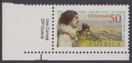 !a! USA Sc# C131 MNH SINGLE From Lower Left Corner W/ ZIP - Bering Land Bridge - 3b. 1961-... Nuovi