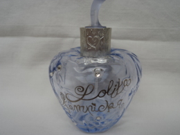 LOLITA LEMPICKA  " COLLECTOR  STRASS  " VIDE  CONTENAIT 75 ML D'EDT   VOIR & LIRE !! - Miniatures Femmes (sans Boite)