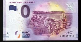 France - Billet Touristique 0 Euro 2018 N° 1842 (UEEE001842/5000) - PONT-CANAL DE BRIARE - Privéproeven