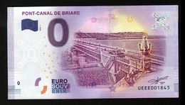 France - Billet Touristique 0 Euro 2018 N° 1843 (UEEE001843/5000) - PONT-CANAL DE BRIARE - Private Proofs / Unofficial