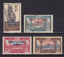 Gabon N°89,96,97,100 Nf Et Obl - Neufs