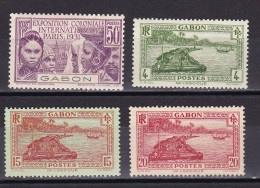 Gabon N°122*,127*,130*,131* - Unused Stamps