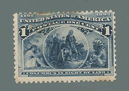 Stati Uniti, 1893, IV° Centenario Della Scoperta Dell' America, Cat. N° 81 Cent. 1. - Ongebruikt