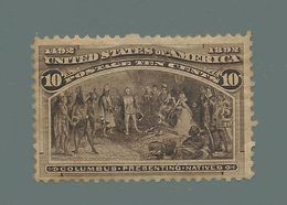 Stati Uniti, 1893, IV° Centenario Della Scoperta Dell' America, Cat. N° 88, Cent. 10. - Nuevos