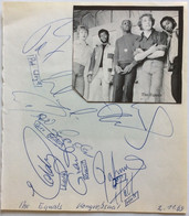 THE EQUALS" English Pop Band Autograph Concert München 1969 (music Memorabilia Autographe Musique - Handtekening