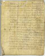 1655 Aurillac Auvergne Parchemin Veyne Vidal Garcellon - Manuscrits