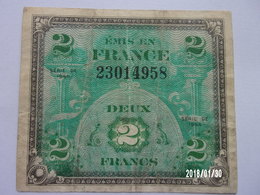 2 Francs - 1944 - 1944 Bandiera/Francia