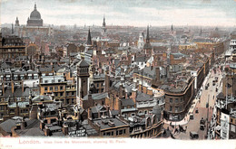 Angleterre England - London - View From The Monument Showing St Paul's Cathedral - Other & Unclassified
