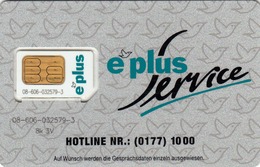 GERMANY - E-plus Service Birds In Back GSM Card , Mint - [2] Mobile Phones, Refills And Prepaid Cards