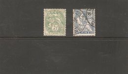 CHINE    N°23 ET N°27  NEUF* ET OBLITERE DE 1902 - Unused Stamps
