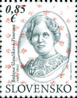 Slovakia 2017  !! Bozena Slancíkova -Timrava  **  POFIS 641 Date Of Issue 02.10.2017 - Unused Stamps