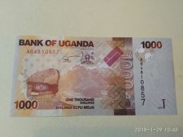 1000 Shillings 2010 - Uganda