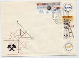 POLAND 1966 Technologists Congress On FDC.  Michel 1653-54 - FDC