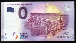 France - Billet Touristique 0 Euro 2018 N° 1882 (UEEE001882/5000) - PONT-CANAL DE BRIARE - Pruebas Privadas