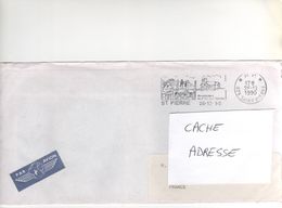 Enveloppe En Port Payé Avec Flamme De St Pierre Du 26/12/1990 - Covers & Documents