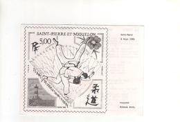 Carte En Port Payé De St Pierre Du 03/04/1989, - Covers & Documents