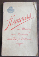 Guide Touristique Nemours 1923 - Sa Rivière (Le Loing), Ses Rochers, Son Vieux Château - Nombreuses Publicités Anciennes - Folletos Turísticos