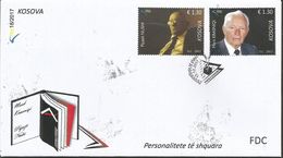 KOS 2017-18 FAMOUSE PERSONS, KOSOVO, FDC - Kosovo