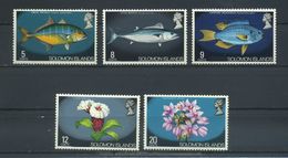 BRITISH  SOLOMON  ISLANDS    1972    Various  Designs    Part  Set  Of  5    MNH - Salomonen (...-1978)