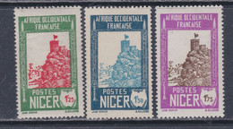 Niger N° 46 / 47 A XX  Partie De Série,   Les 3  Valeurs Sans Charnière, TB - Unused Stamps