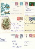 Finnland    Ganzsachen   Gestempelt   6 Belege - Enteros Postales