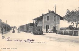 Arc Sur Tille           21          La Gare  Tramway       ( Voir Scan) - Sonstige & Ohne Zuordnung