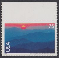 !a! USA Sc# C140 MNH SINGLE W/ Top Margin - Great Smokey Mountains - 3b. 1961-... Nuovi