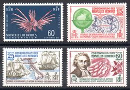 NOUVELLES HEBRIDES - YT N° 265 + 267 à 269 - Neuf ** - MNH - Cote: 4,80 € - Unused Stamps