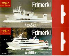 ICELAND, Booklet 67/68, 2003, Ferries, Mi MH 14/15 - Carnets