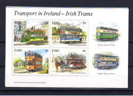 1987  Eire`,  Transports, Tramways, 5x  BF 6**, Cote 50 €, - Blocks & Sheetlets