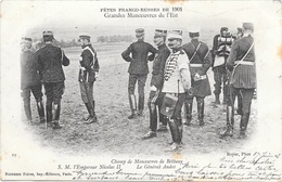 (18719-51) Bétheny - Fêtes Franco Russes 1901Grandes Manoeuvres Est Champ Empereur Nicolas II Général André Militaria - Bétheny