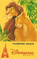PASS--DISNEY-DISNEYLAND PARIS-1996-ROI LION ADULTE-Non Souligné-V° S 019608-En Haut A Droite-TBE-RARE - Passeports Disney