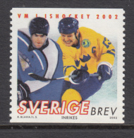 Sweden 2002 MNH Scott #2426 (5k) World Ice Hockey Championships - Unused Stamps