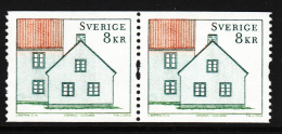 Sweden 2004 MNH Scott #2487 Coil Pair 8k Stone Cottage, Gotland - Unused Stamps