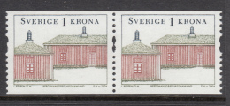 Sweden 2004 MNH Scott #2495 Coil Pair 1k  Miner's House - Unused Stamps