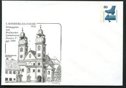 Bund PU65 C2/011 Privat-Umschlag WALLFAHRTSKIRCHE PASSAU 1976 - Enveloppes Privées - Neuves