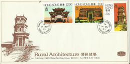 Hong Kong 1980 Rural Architecture,First Day Cover - FDC