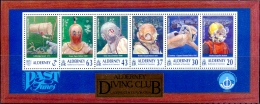 DEEP SEA DIVING-ALDERNERY DIVING CLUB-UNDERWATER EXPLORATION-ALDERNEY-MS-MNH-SCARCE-M-98 - Diving