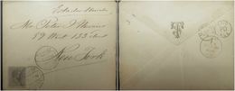 O) 1886 CUBA-CARIBE, KING ALFONSO XII-5 C. DE CENT DE PESETA GRAY SCOTT A15, LACK OF AMOUNT - T , ALL, FROM CARIBE TO NE - Prephilately