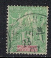 NOUVELLE CALEDONIE      N°  YVERT     59    ( 2 )            OBLITERE       ( O 02/43 ) - Used Stamps