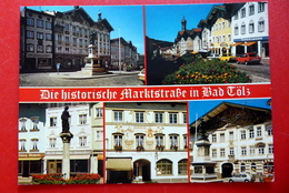 Bad Tölz - Historische Marktstraße  - AK 1987 - Wolfratshausen - Kurstadt - Bayern - Bad Toelz