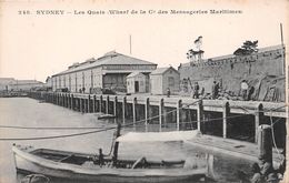 ¤¤   -  AUSTRALIE  -  SYDNEY  -  Les Quais ( Wharf De La Compagnie Des Messageries Maritimes )   -  ¤¤ - Sydney